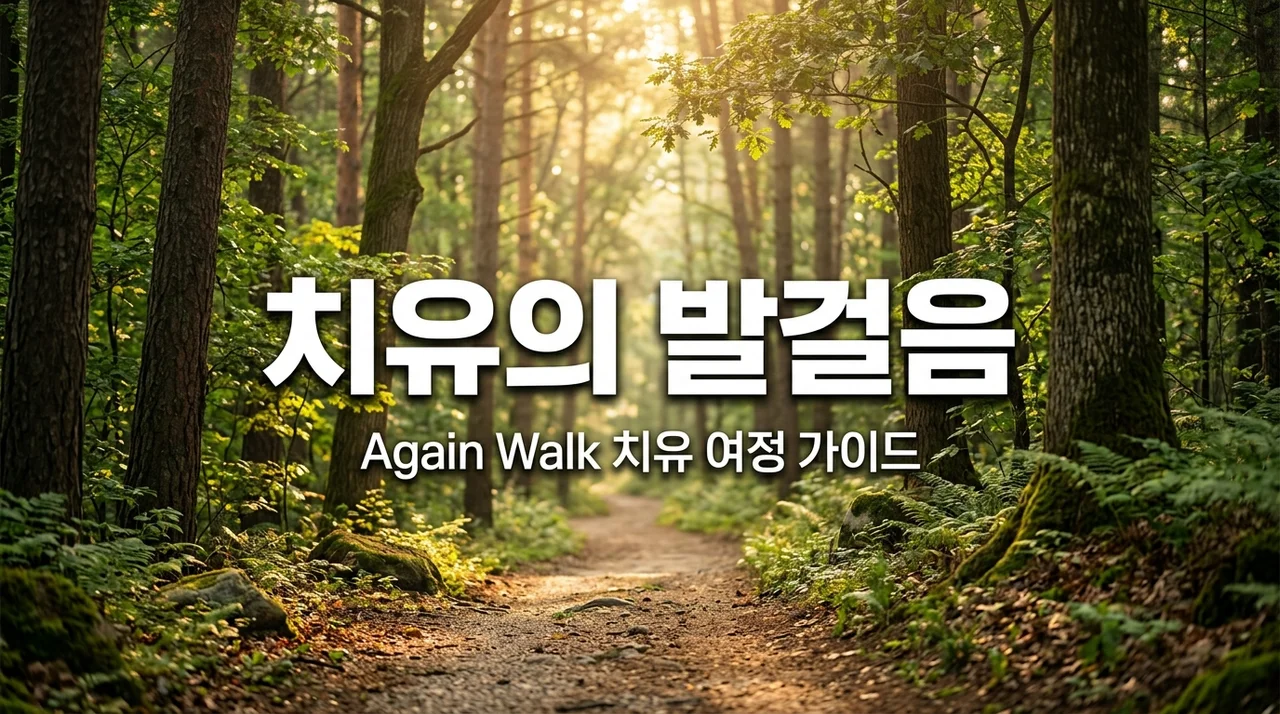 Again Walk 치유 여정, 지친 심신을 회복하는 4단계 걷기 명상법